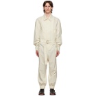 Hed Mayner Off-White Overall Jumpsuit