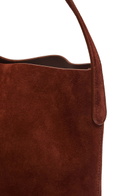 Mansur Gavriel Cabas Everyday Suede Tote - Chocolate - One Size