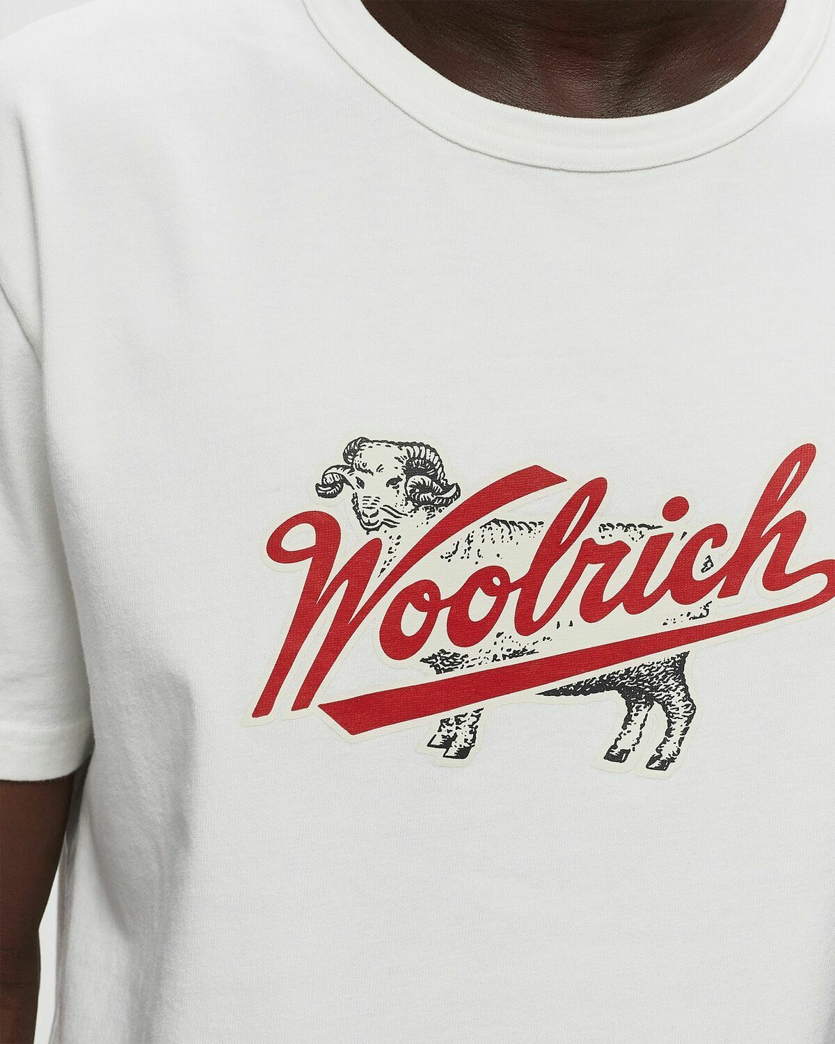 Woolrich Sheep Graphic T Shirt White Shortsleeves Woolrich