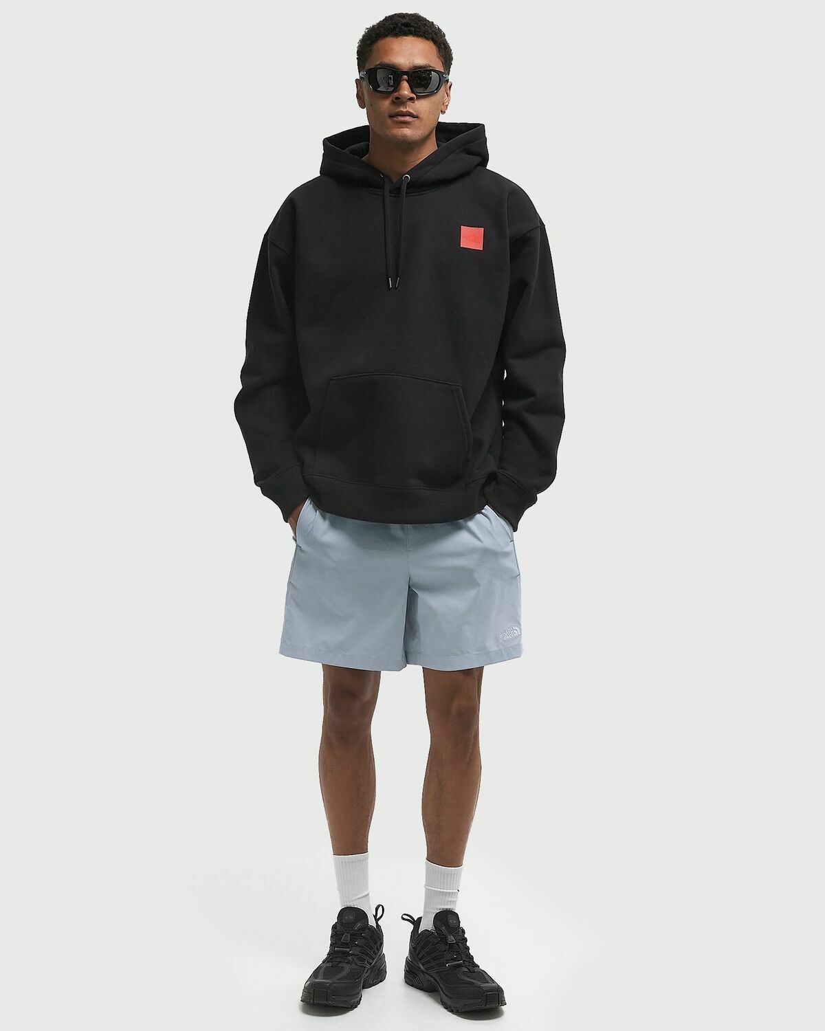 The North Face CLASS V PATHFINDER BELTED SHORT - 7 Grey Mens Sport & Team Short
