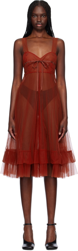 Photo: Renaissance Renaissance Red Benny Midi Dress