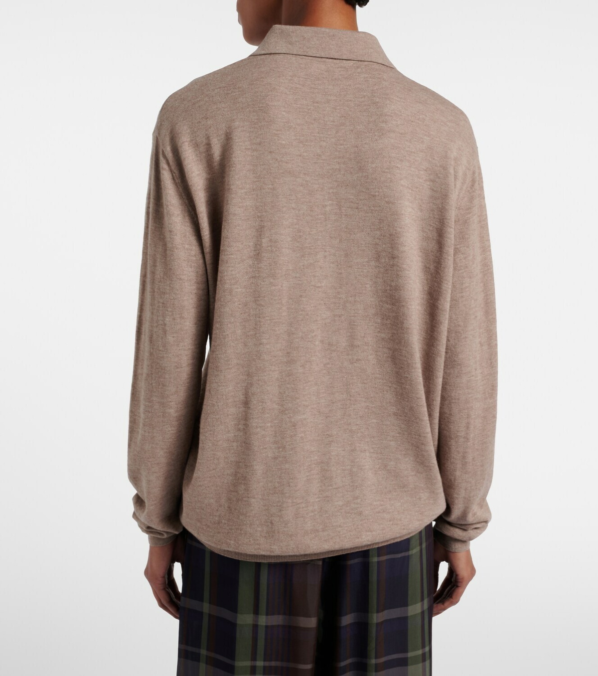 The Frankie Shop Tala wool-blend polo sweater