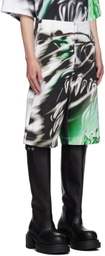 Gerrit Jacob White Skater Denim Shorts