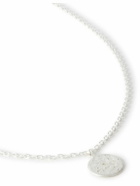 Mikia - Polaris Sterling Silver Diamond Pendant Necklace