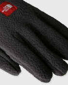 The North Face TNF Red Box Fleece Glove Black Mens Glofe