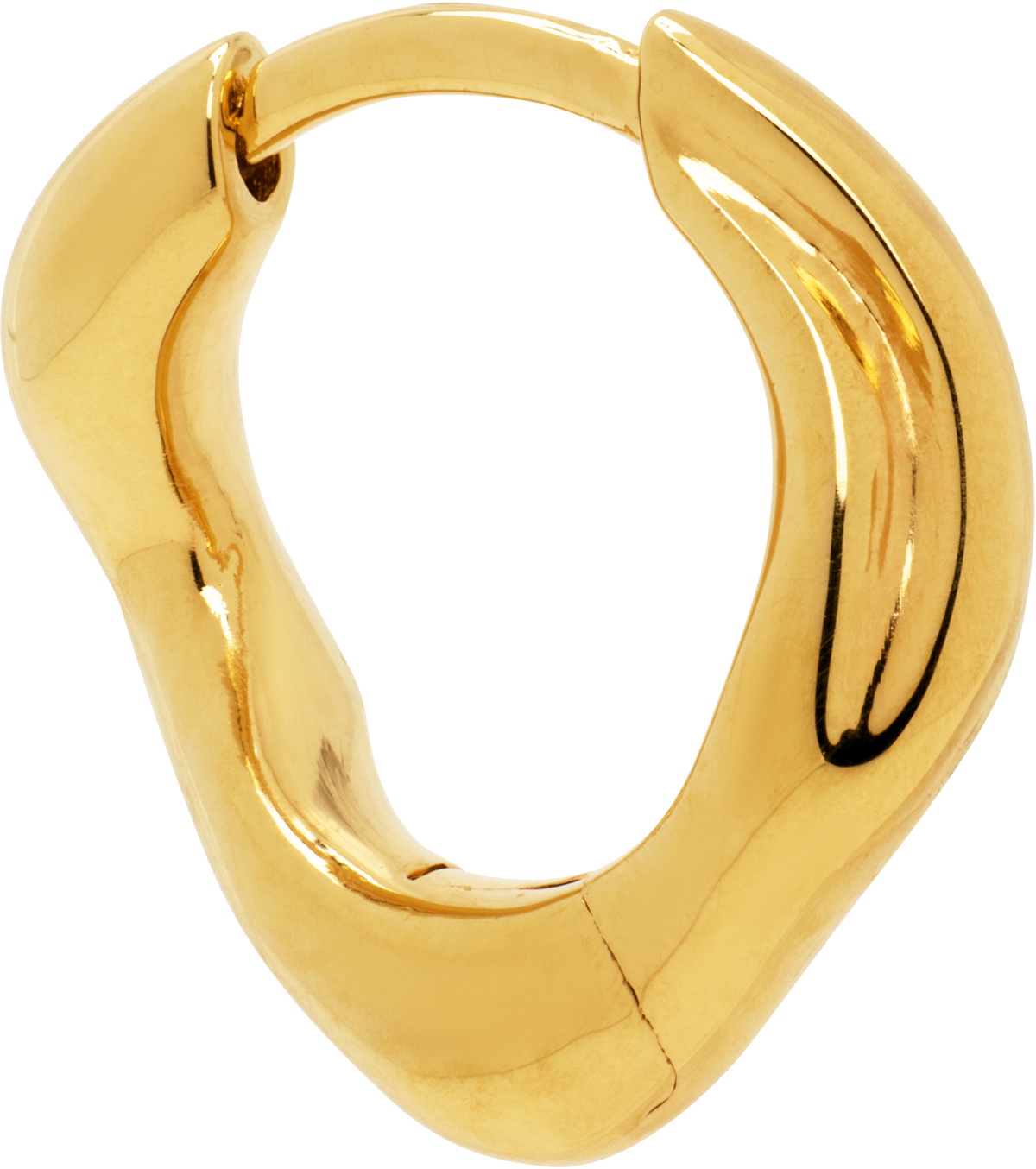 Maria Black Gold Anil Huggie Single Earring