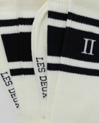 Les Deux William Stripe 2 Pack Socks White - Mens - Socks