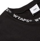 WTAPS - Logo-Jacquard Cotton-Jersey T-Shirt - Black