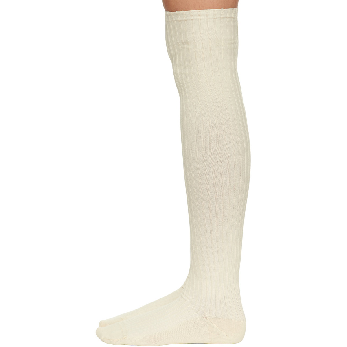 Baserange Off-White Overknee Socks