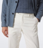 Fedeli Cotton-blend chinos
