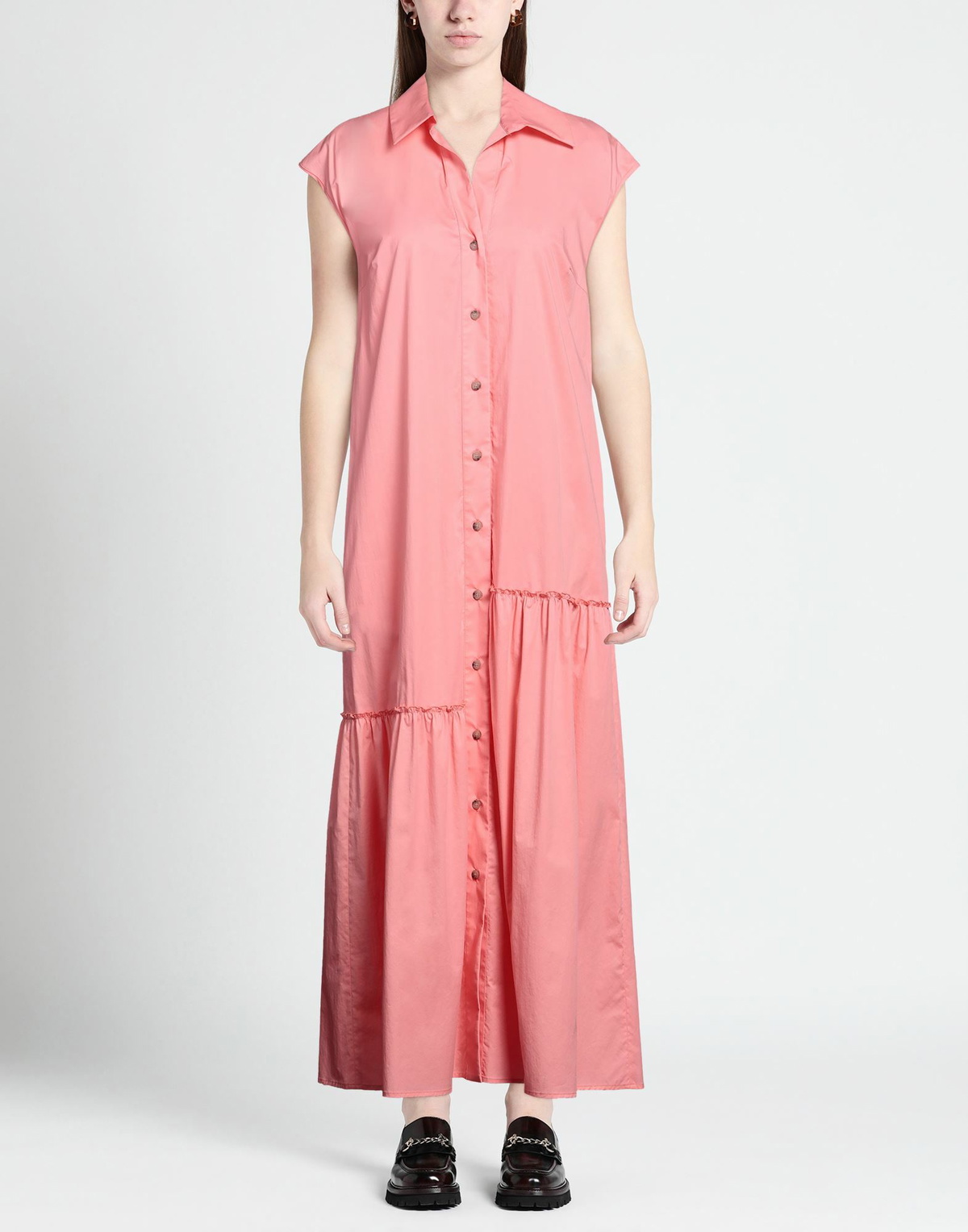 Peserico Womens Maxi dress in Pink