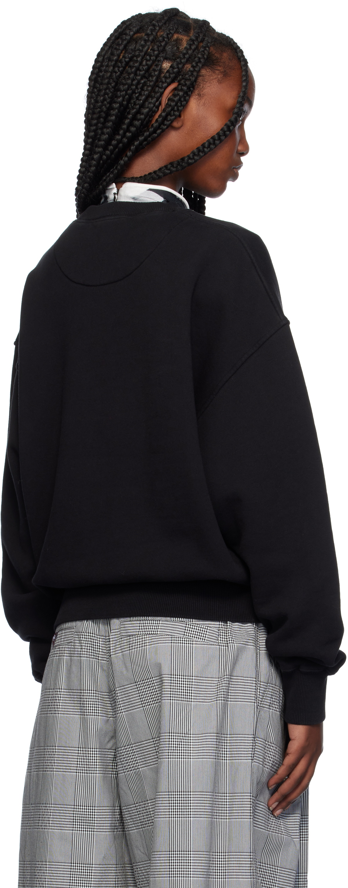 Meryll Rogge Black Oversized Sweatshirt