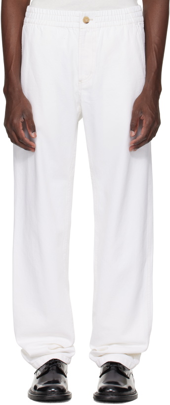 Photo: A.P.C. White Chuck Trousers