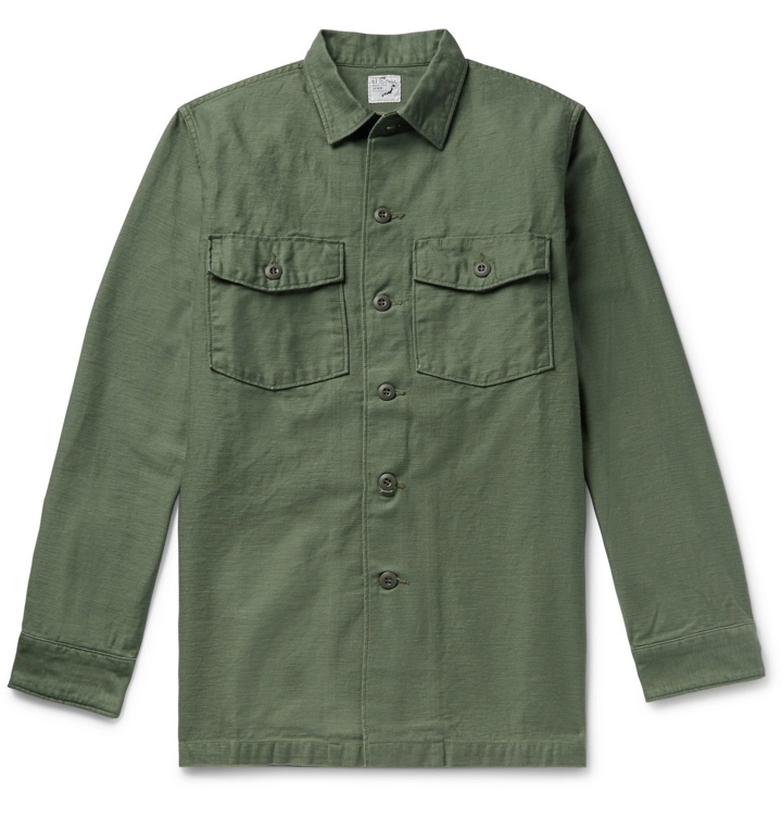 Photo: OrSlow - Cotton Overshirt - Green