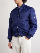 Brunello Cucinelli - Padded Shell Bomber Jacket - Blue