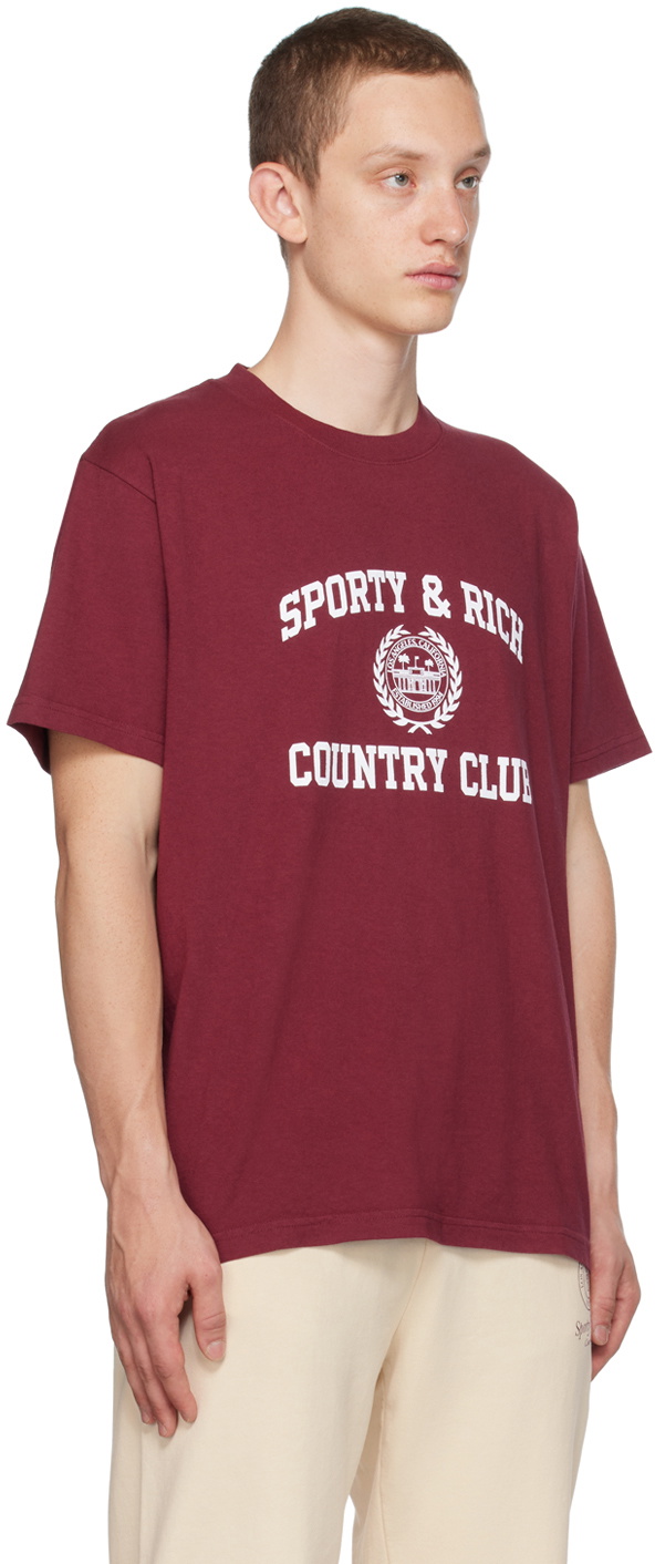 【SPORTY & RICH】 VARSITY CREST T-SHIRT(送料無料） Sporty & Rich - Varsity Crest T-Shirt | HBX - Globally