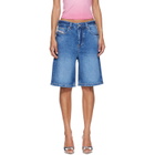 Diesel Blue De-Sire-Short Denim Shorts