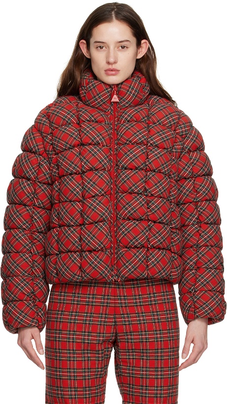 Photo: ERL Red Quilted Down Jacket