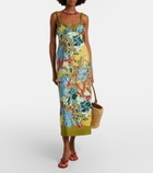 Alémais Solstice floral cotton midi dress