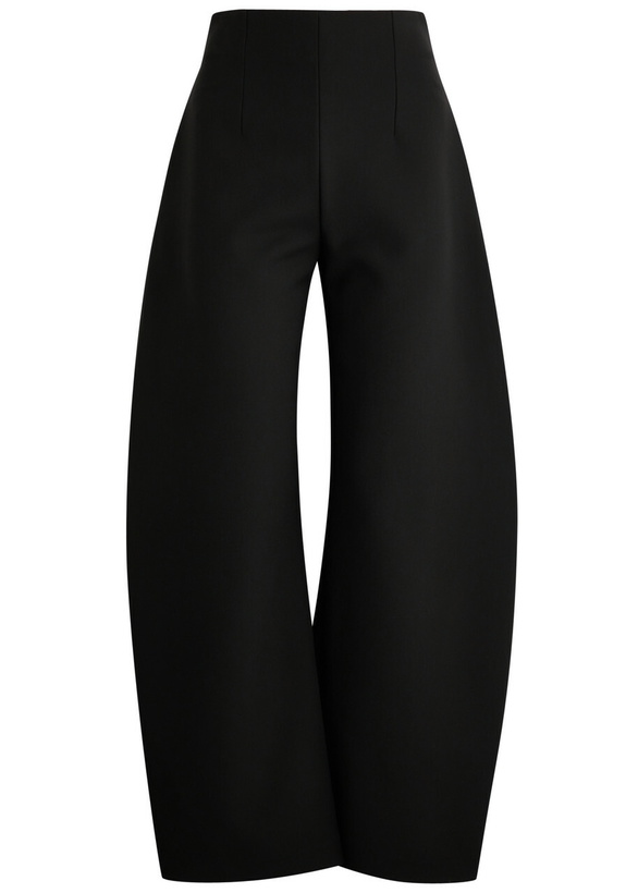 Photo: A.W.A.K.E Mode Wide-leg Crepe Trousers Black 16 (UK16 / XL)