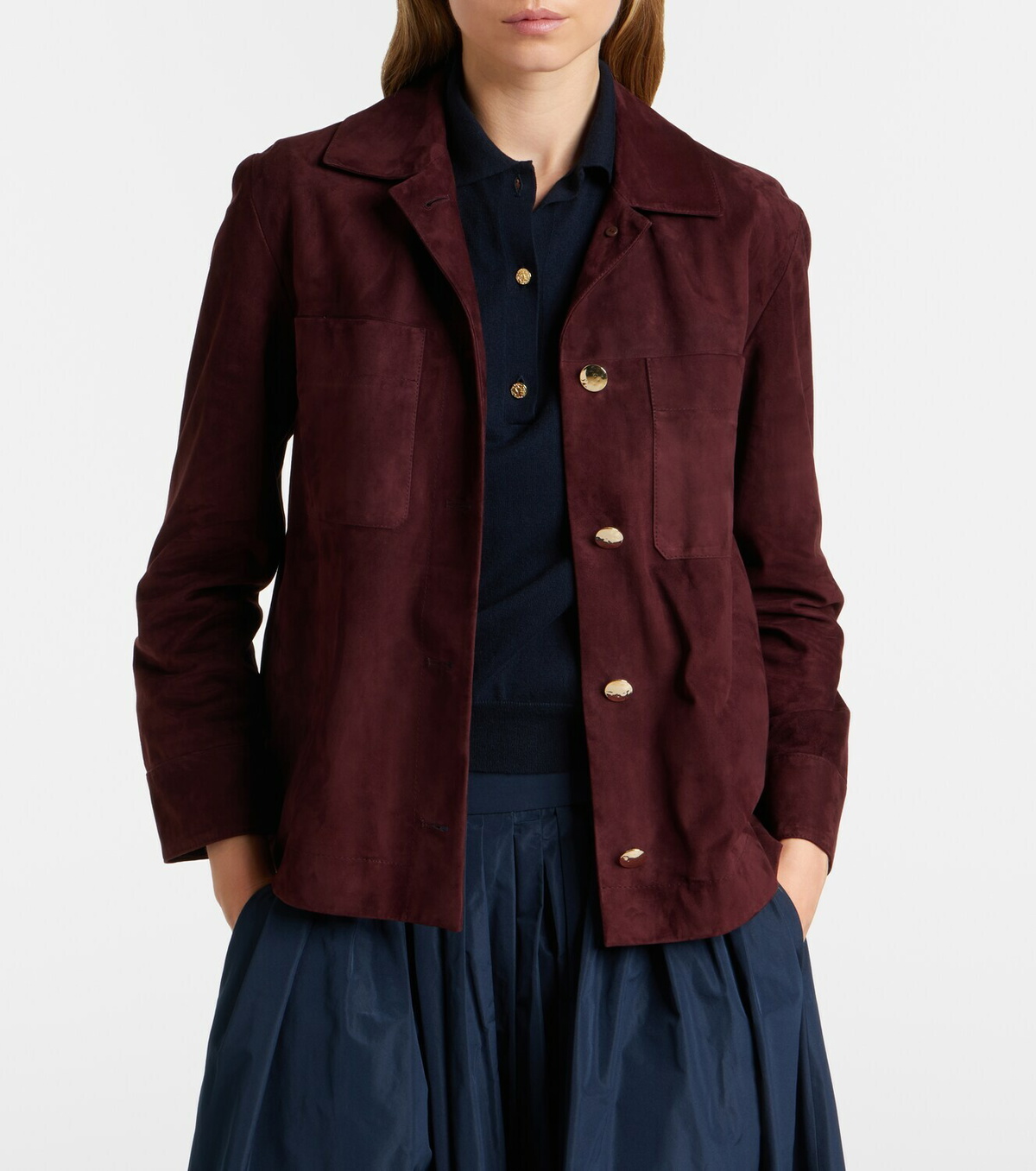 'S Max Mara Suede blouson jacket
