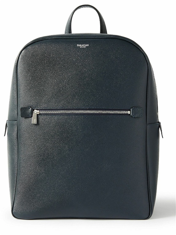 Photo: Serapian - Cross-Grain Leather Backpack