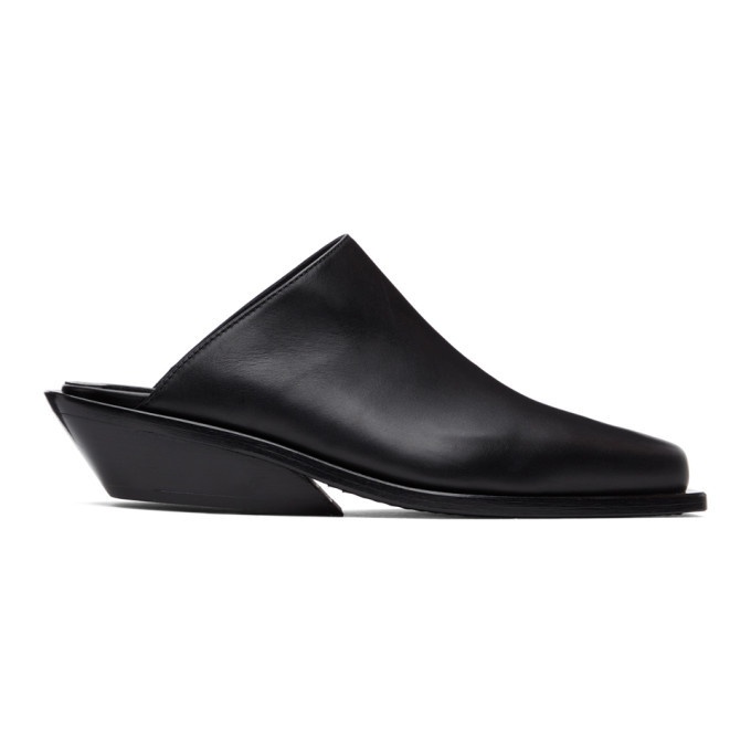 Photo: Ann Demeulemeester Black Leather Loafers