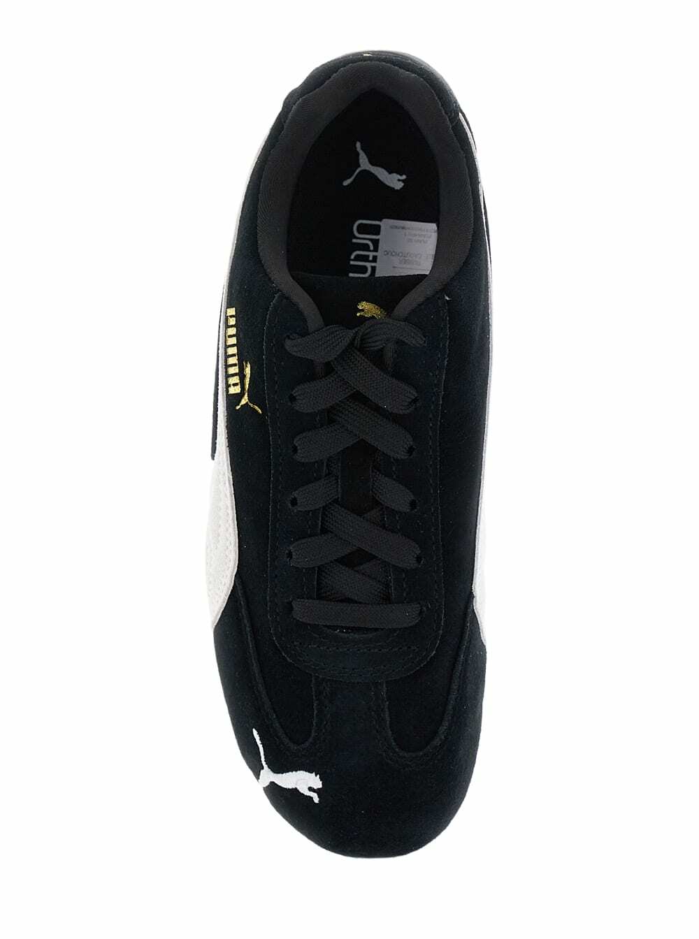 Puma speedcat Black Sneakers With Logo Print On The Side And Logo Lettering On The Side In Leather Unisex