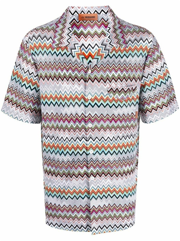 Photo: MISSONI - Signature Zigzag Short Sleeve Shirt