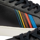 Paul Smith Men's Embroidered Rex Sneakers in Black