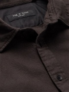 Rag & Bone - Pursuit 365 Garment-Dyed Cotton-Flannel Shirt - Brown