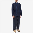 Universal Works Men's Blanket Stitch Kyoto Work Jacket in Navy