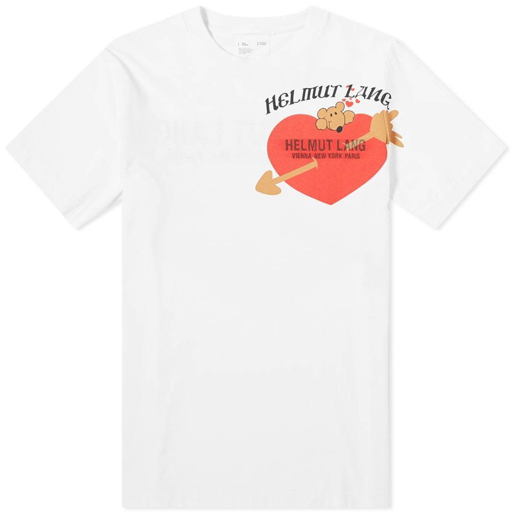 Photo: Helmut Lang Heart Print Tee