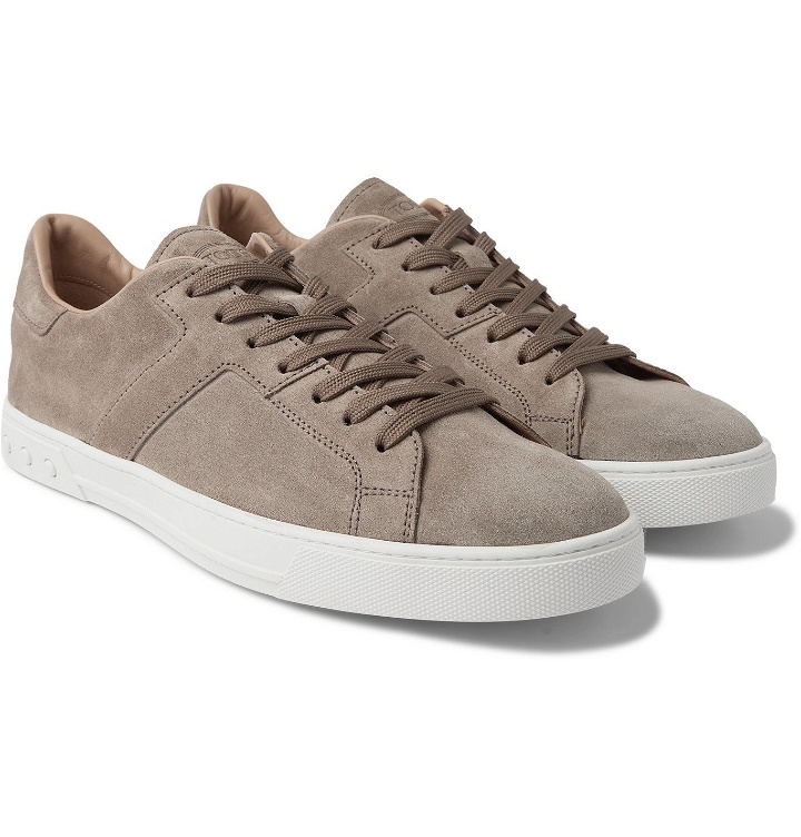 Photo: TOD'S - Suede Sneakers - Brown
