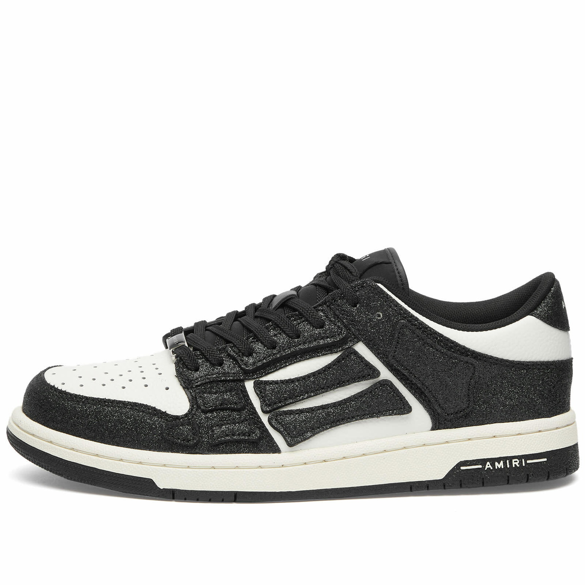 スニーカー AMIRI Woman Sneakers Black AWFOSR1070 BLACK AMIRI Women's Crystal Skel Low Top Sneakers in Black Amiri