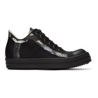 Rick Owens Drkshdw Black Graphic Trim Low Sneakers