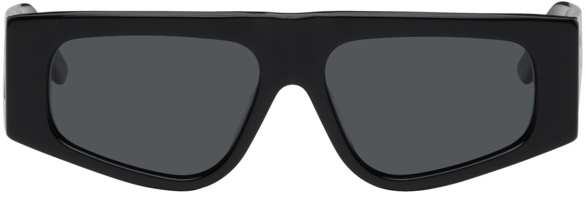 Filippa K Black Angled Sunglasses