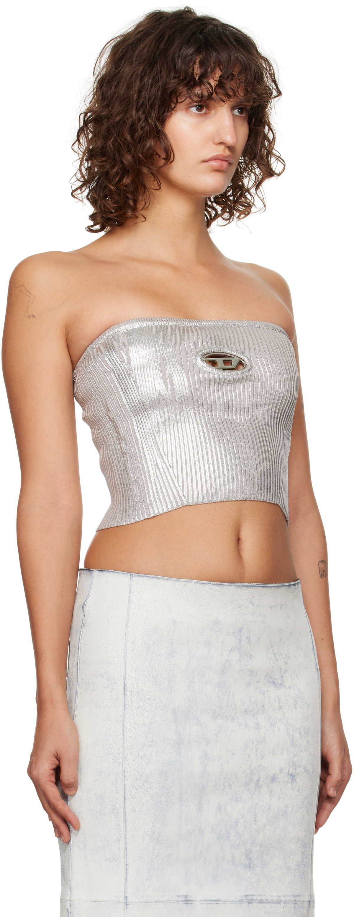 Diesel Silver M-Clarksvillex-C Tube Top Diesel