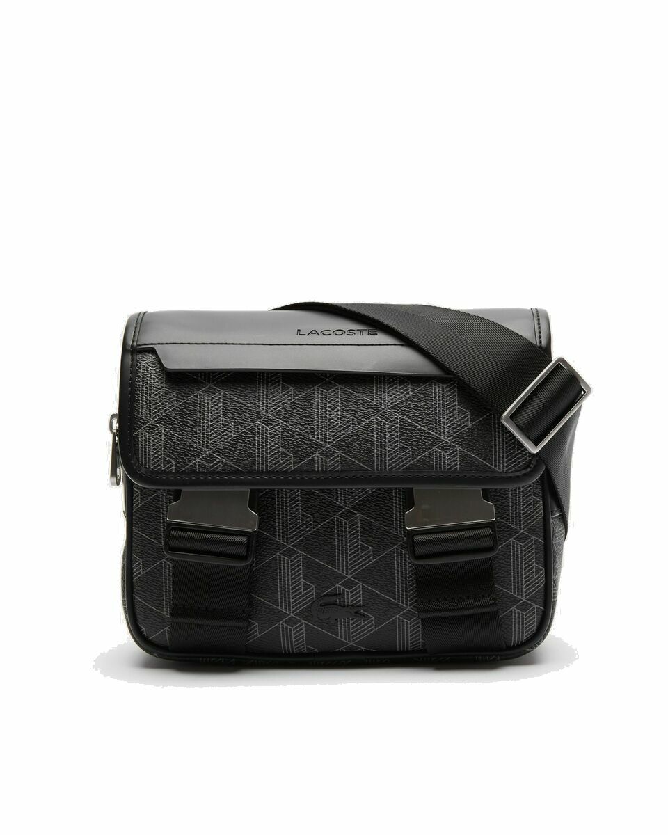 Photo: Lacoste Messenger Bag Black - Mens - Small Bags