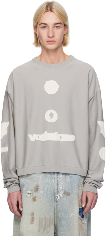 Photo: 424 Gray Soccer Sweatshirt