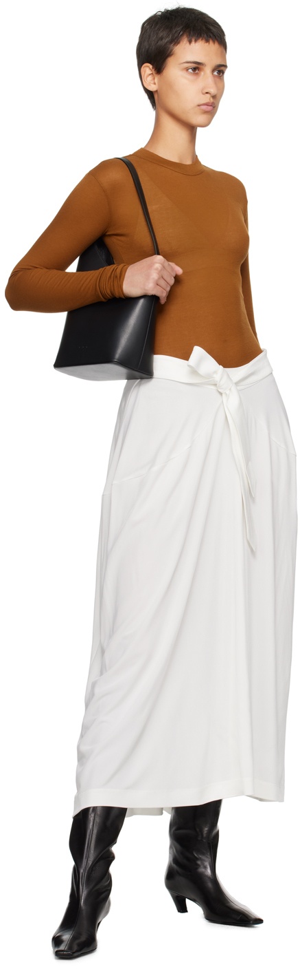 BITE White Strap Maxi Skirt