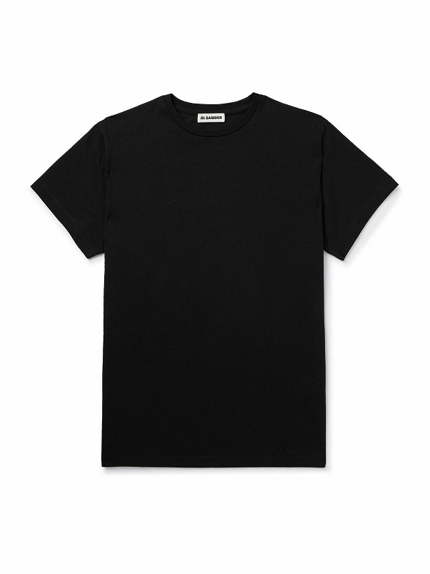 Photo: Jil Sander - Cotton-Jersey T-Shirt - Black