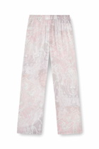 Diesel Track pants with medieval print - Pants - Unisex - Pink