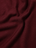 Massimo Alba - Slim-Fit Cashmere Half-Zip Sweater - Burgundy