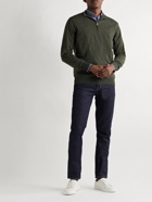Peter Millar - Excursionist Flex Merino Wool-Blend Half-Zip Sweater - Green