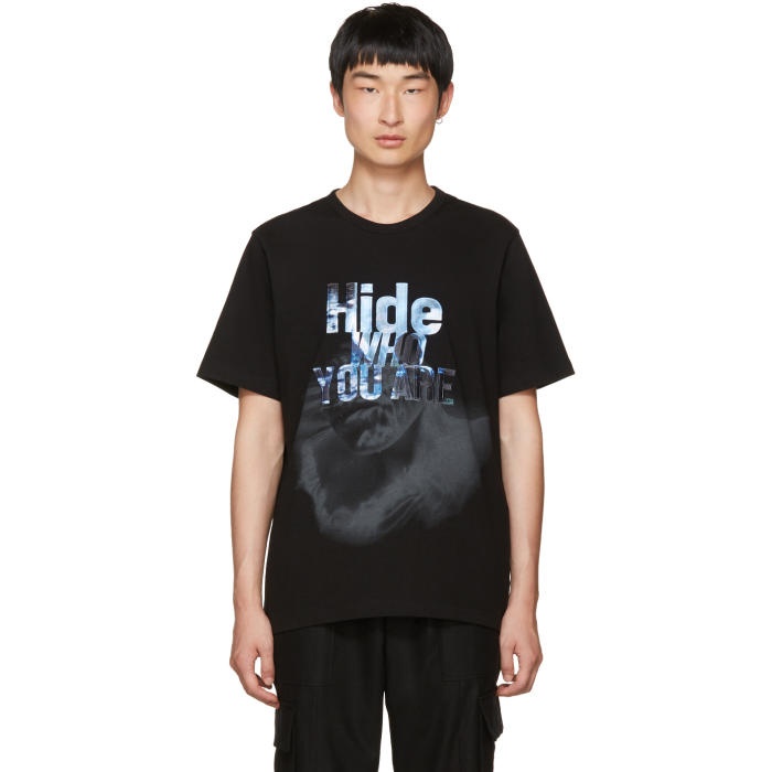 Photo: Juun.J Black Hide Who You Are T-Shirt