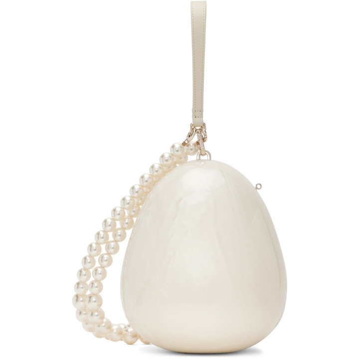 Photo: Simone Rocha Off-White Large Pearl Egg Bag