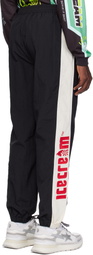 ICECREAM Black Nylon Track Pants