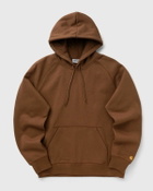 Carhartt WIP Hooded Chase Sweat Brown Mens Hoody