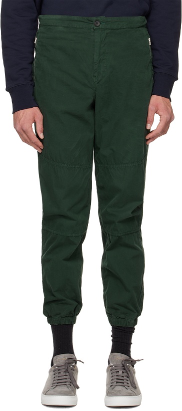 Photo: PS by Paul Smith Green Paneled Trousers